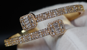 Gold Iced Out Bracelet