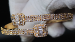 Gold Iced Out Bracelet