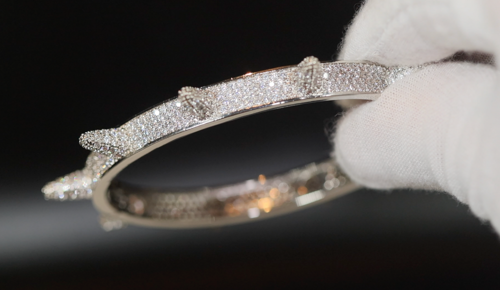 
            
                Load image into Gallery viewer, Iced Out Bracelet | Womens Bracelet | Mens Bracelet | Diamond Bracelet | Spiked Bracelet | Hip Hop Bracelet | Cuff Bracelet | Bracelets
            
        