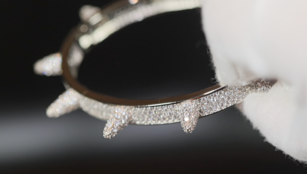 
            
                Load image into Gallery viewer, Iced Out Bracelet | Womens Bracelet | Mens Bracelet | Diamond Bracelet | Spiked Bracelet | Hip Hop Bracelet | Cuff Bracelet | Bracelets
            
        