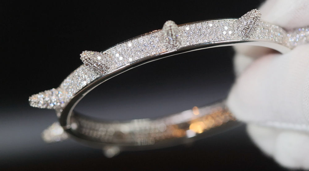
            
                Load image into Gallery viewer, Iced Out Bracelet | Womens Bracelet | Mens Bracelet | Diamond Bracelet | Spiked Bracelet | Hip Hop Bracelet | Cuff Bracelet | Bracelets
            
        