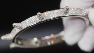 Iced Out Bracelet | Womens Bracelet | Mens Bracelet | Diamond Bracelet | Spiked Bracelet | Hip Hop Bracelet | Cuff Bracelet | Bracelets