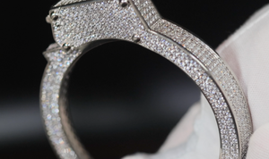 diamond hand cuff bracelet