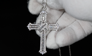 Baguette Diamond Cross Pendant | Iced Out Cross Pendant