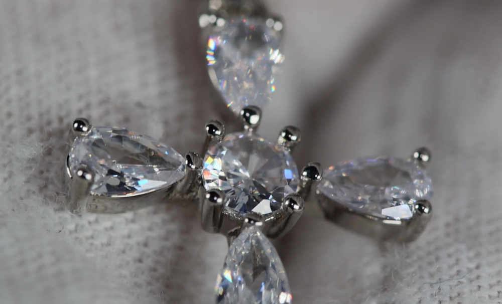 Small Diamond Cross | Womens Diamond Cross Pendant