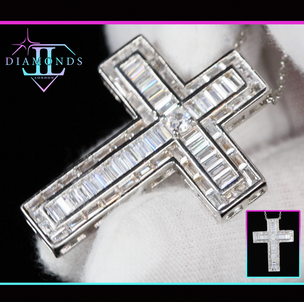 diamond cross pendant