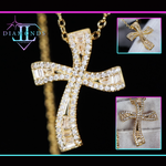 Small Gold Cross Pendant