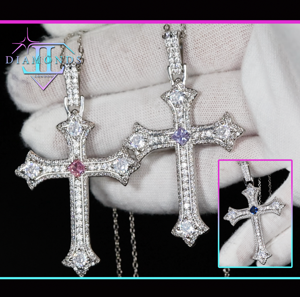 diamond cross pendant