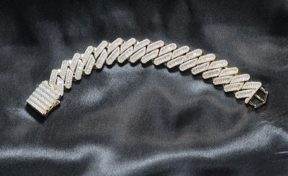 Iced Gold Cuban Link Bracelet