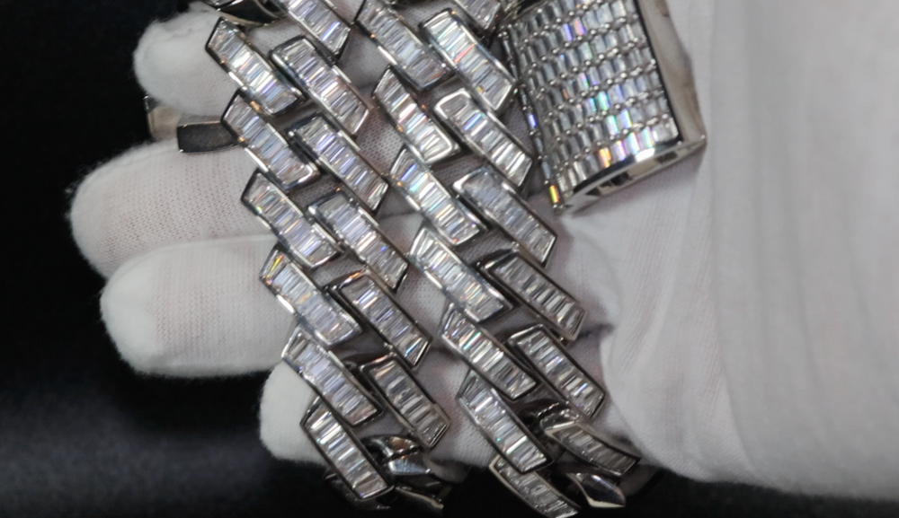 
            
                Load image into Gallery viewer, Iced Out Baguette Chain
            
        