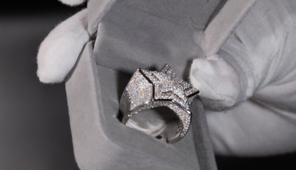 
            
                Load image into Gallery viewer, mens diamond star ring
            
        