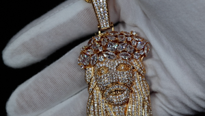 Iced Out Jesus Piece | Iced Out Jesus Head Pendant | Big Jesus Pendant