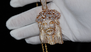 Iced Out Jesus Piece | Iced Out Jesus Head Pendant | Big Jesus Pendant