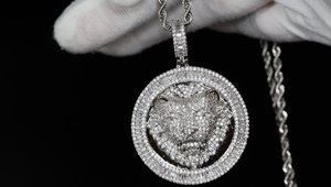 Iced Out Lion Pendant