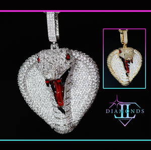 Diamond Snake Pendant