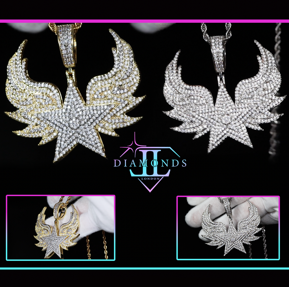 Iced Out Star Pendant