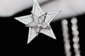 Iced Out Star Pendant | Hip Hop Star Pendant | Diamond Star Pendant