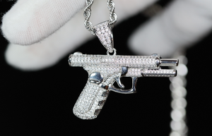 Diamond Gun Pendant