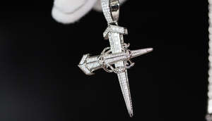 Iced Cross Pendants