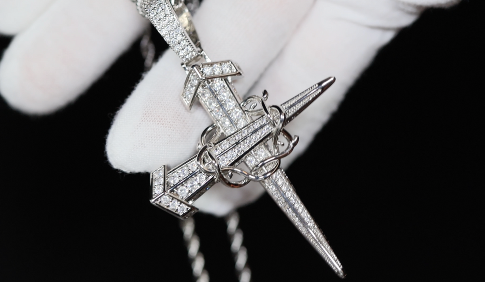 
            
                Load image into Gallery viewer, Cross Necklace | Cross necklace for Men | Cross Necklace Women | Cross Pendant and Necklace | Cross Chain for Men | Iced Out Cross Pendant
            
        