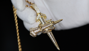 Cross Necklace | Cross necklace for Men | Cross Necklace Women | Cross Pendant and Necklace | Cross Chain for Men | Iced Out Cross Pendant