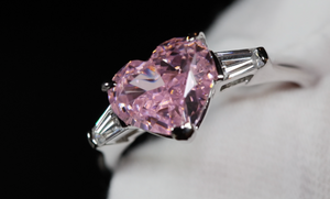 Pink Diamond Engagement Ring