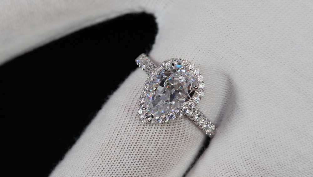Womens Lab Grown Diamond Ring