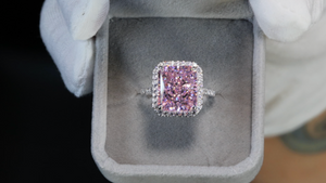 Big Pink Diamond Ring