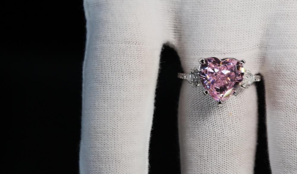 Pink Diamond Engagement Ring