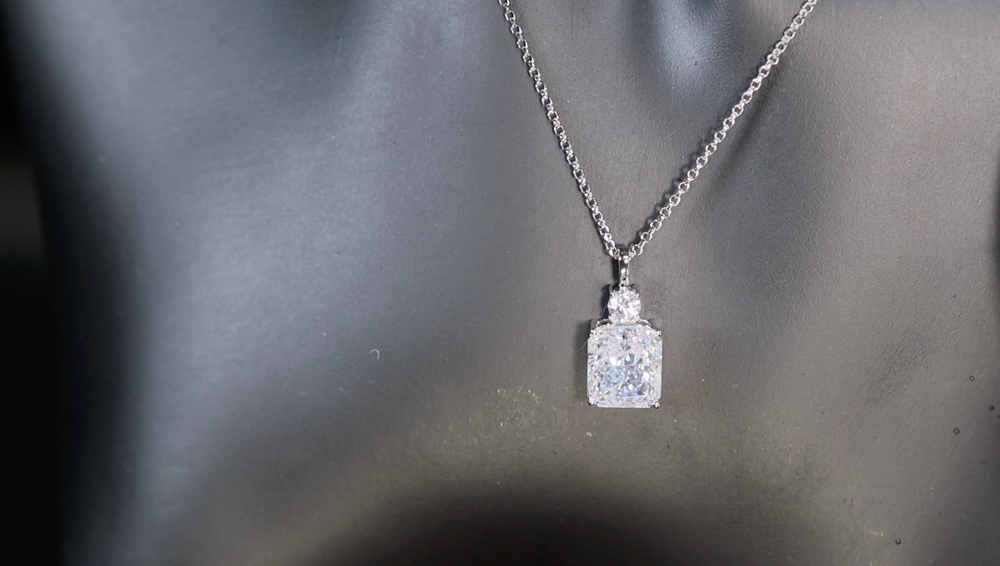 Crushed Diamond Pendant