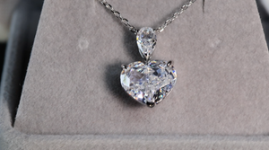 5.0 Carat Diamond Heart Pendant | Heart Diamond Pendant