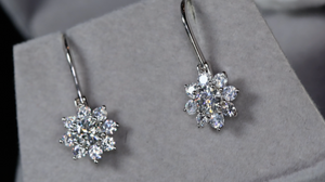 Moissanite Diamond Earrings