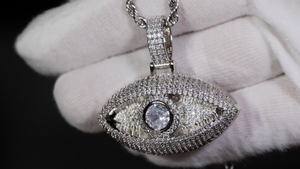 Evil Eye Pendant | Diamond Evil Eye Pendant | Iced Out Evil Eye Pendant