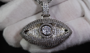 Evil Eye Pendant | Diamond Evil Eye Pendant | Iced Out Evil Eye Pendant