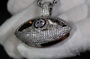 Evil Eye Pendant | Diamond Evil Eye Pendant | Iced Out Evil Eye Pendant