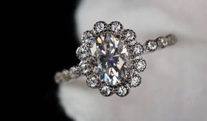 Moissanite Engagement Rings | Oval Moissanite Rings