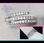 diamond twist ring