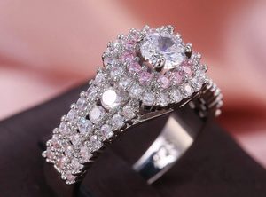 Pink Diamond Ring