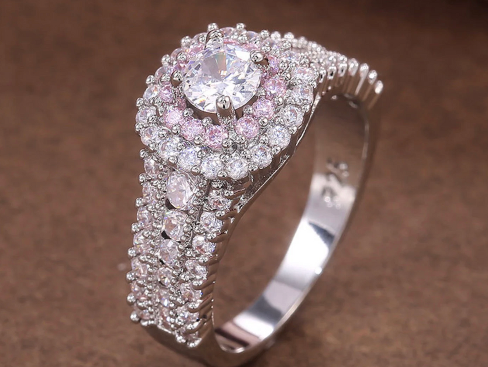 Pink Diamond Ring