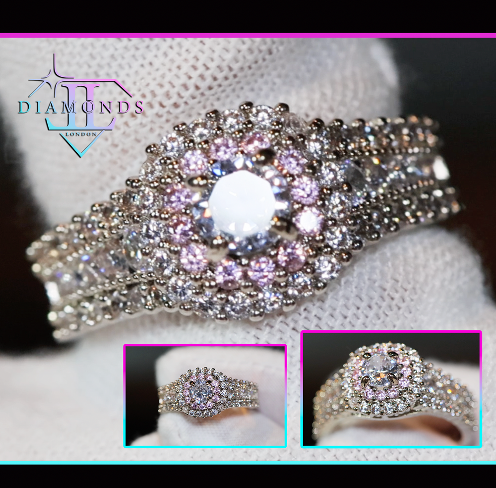 Pink Diamond Ring