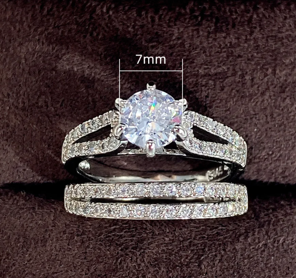 Engagement Ring | Womens Wedding Ring Set | Engagement Ring Set | Wedding Ring