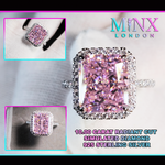 Pink Lab Grown Diamond Engagement Ring
