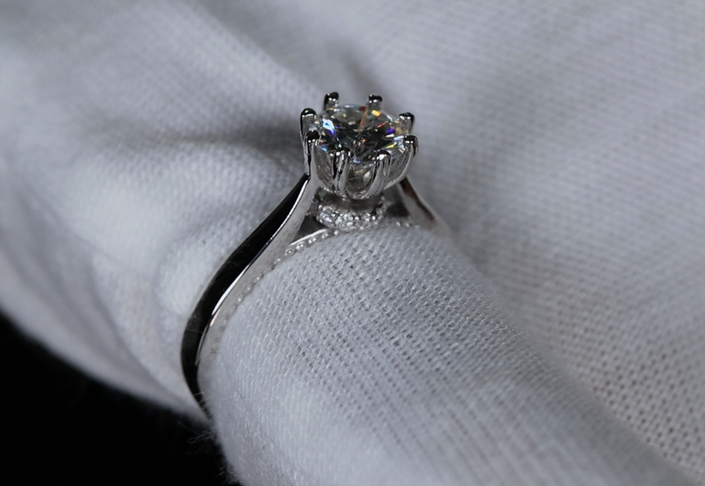 Womens Engagement Ring | Moissanite Ring | Moissanite Engagement Rings