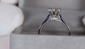 MOISSANITE DIAMOND ENGAGEMENT RING