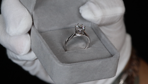 MOISSANITE ENGAGEMENT RING