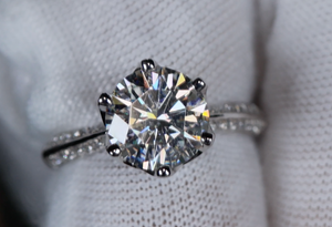 Moissanite Engagement Ring