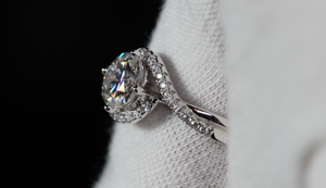 Womens Moissanite Diamond Ring