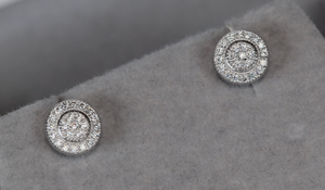 Moissanite Diamond Ear Studs