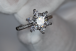 Diamond Snowflake Ring