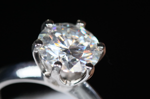 3.0ct Womens Engagement Ring | Womens Moissanite Engagement Ring